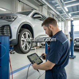 مستر تعمیر عیب یابی ترمز دستی برقی EPB سانتافه سورنتو جنسیس در تهران شریعتی