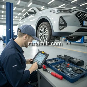مستر تعمیر عیب یابی ترمز دستی برقی EPB سانتافه سورنتو جنسیس در تهران منظریه
