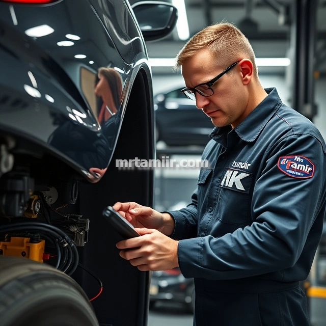 تعمیر ترمز دستی برقی EPB سانتافه