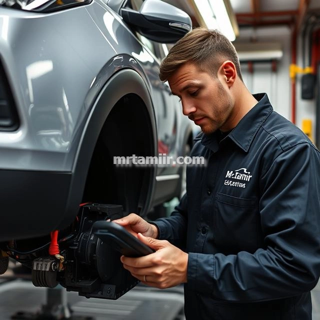 تعمیر ترمز دستی برقی EPB جنسیس