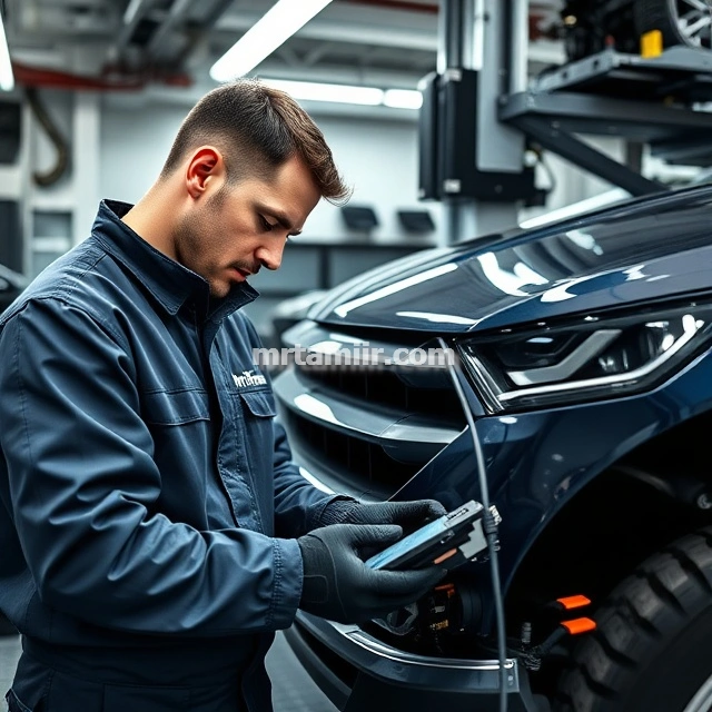 تعمیر ترمز دستی برقی EPB مرسدس بنز